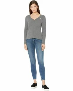 U.S. POLO ASSN. Sweaters Rib Knit Henley Pullover -Valentino Garavani Sales Shop 71snaTCxndL. AC SR736920