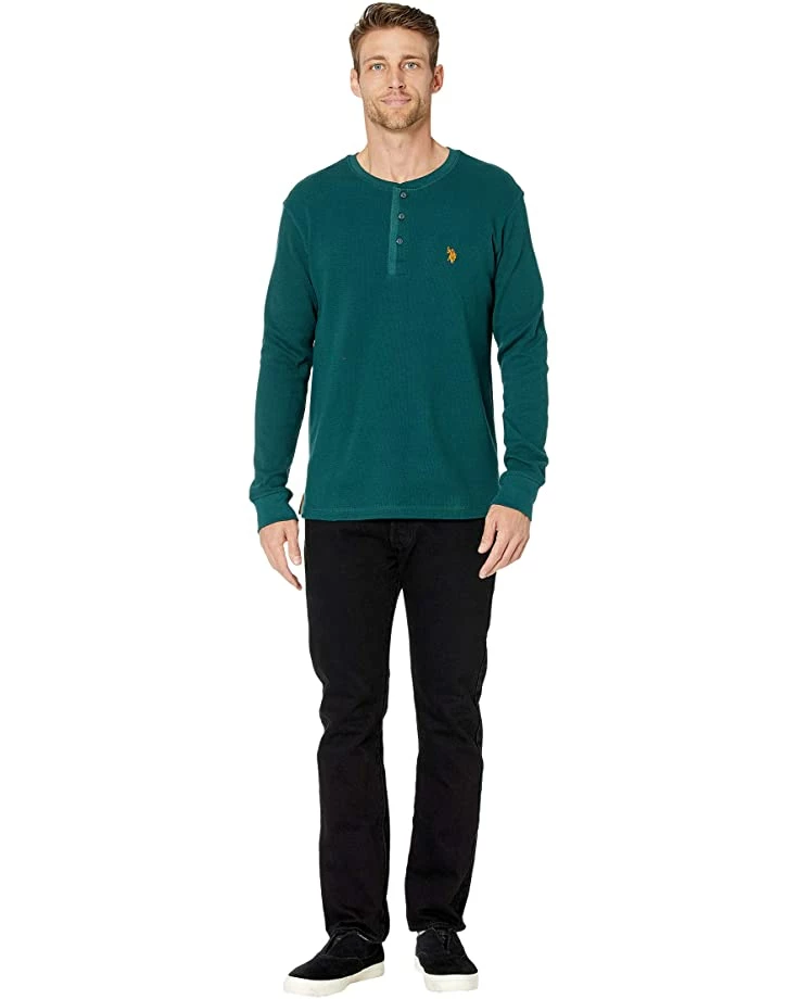 U.S. POLO ASSN. Shirts & Tops Long Sleeve Solid Thermal Henley 11 U.S. POLO ASSN. Shirts & Tops Long Sleeve Solid Thermal Henley - Image 9
