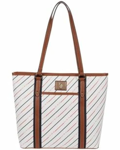 U.S. POLO ASSN. Handbags USPA Stripe Tote 9 U.S. POLO ASSN. Handbags USPA Stripe Tote -Valentino Garavani Sales Shop 71u3a12BaL. AC SR736920