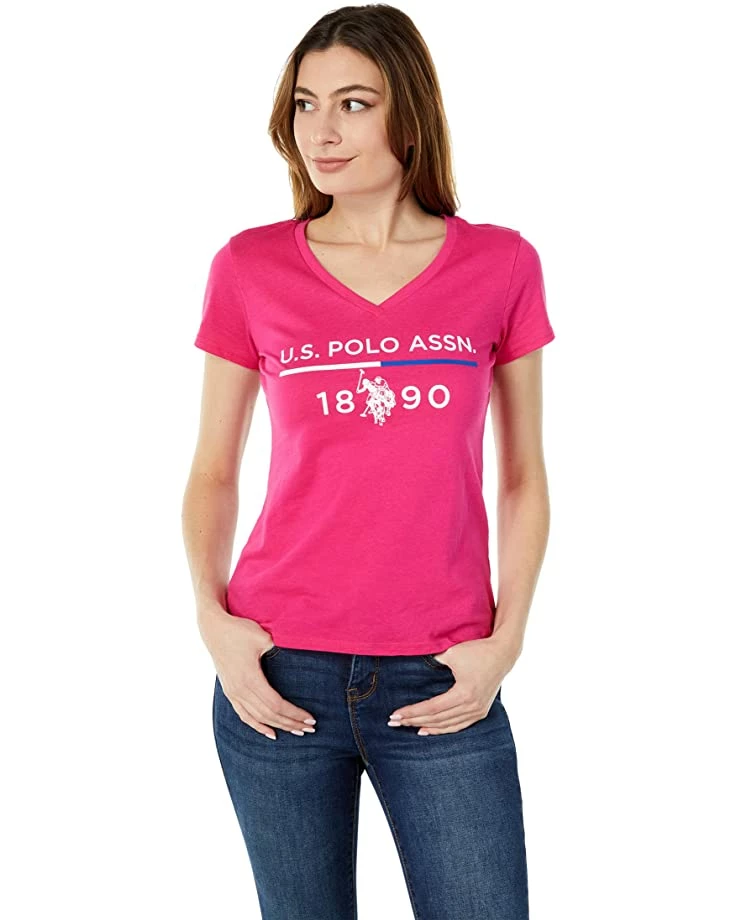 U.S. POLO ASSN. Shirts & Tops 1890 Logo V-Neck Tee 3 U.S. POLO ASSN. Shirts & Tops 1890 Logo V-Neck Tee
