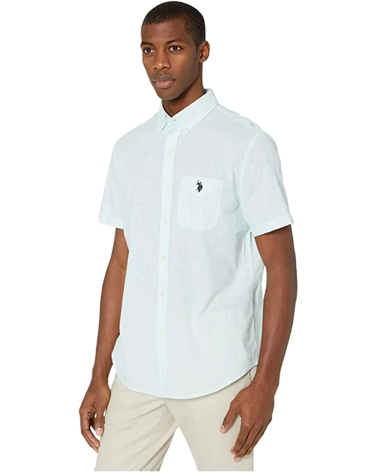 U.S. POLO ASSN. Shirts & Tops Space Dye Slub Woven 4 U.S. POLO ASSN. Shirts & Tops Space Dye Slub Woven - Image 2