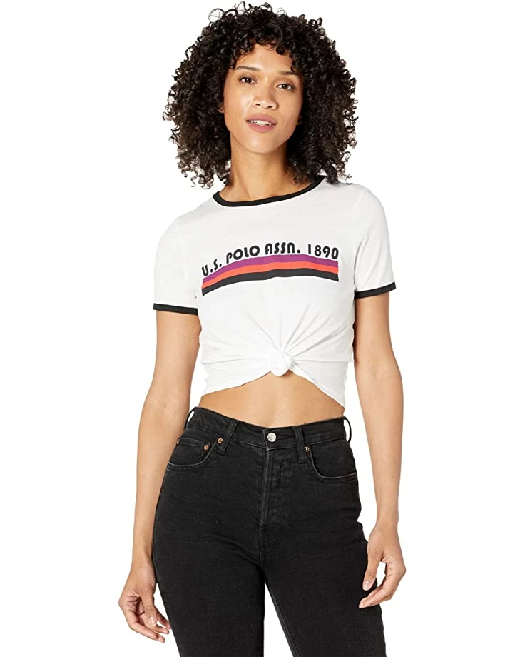 U.S. POLO ASSN. Shirts & Tops Graphic Knot Crop T-Shirt 3 U.S. POLO ASSN. Shirts & Tops Graphic Knot Crop T-Shirt