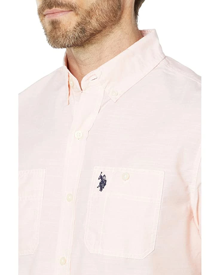 U.S. POLO ASSN. Shirts & Tops Two Pocket Slub Plaid Woven 5 U.S. POLO ASSN. Shirts & Tops Two Pocket Slub Plaid Woven - Image 3