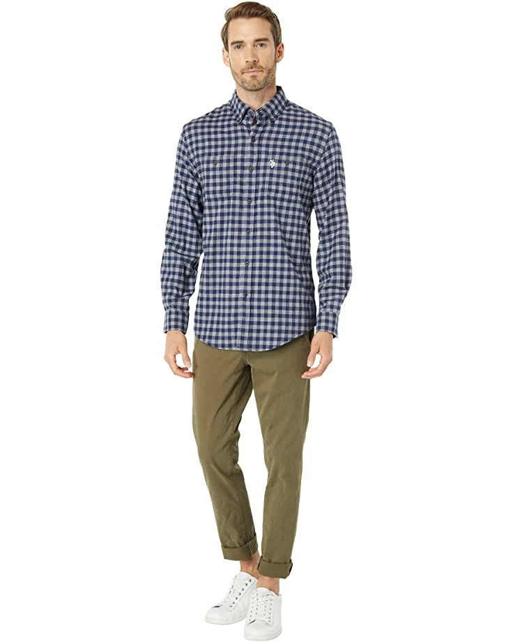 U.S. POLO ASSN. Shirts & Tops Long Sleeve Peach Twill Button-Down Woven Shirt 6 U.S. POLO ASSN. Shirts & Tops Long Sleeve Peach Twill Button-Down Woven Shirt - Image 4