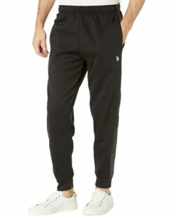 U.S. POLO ASSN. Pants Contrast Rib Fleece Joggers
