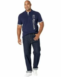U.S. POLO ASSN. Shirts & Tops Short Sleeve Vertical Logo Solid Polo -Valentino Garavani Sales Shop 71zCzdHyUtL. AC SR736920