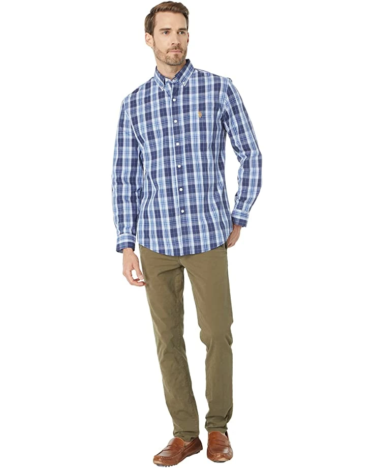 U.S. POLO ASSN. Shirts & Tops Long Sleeve Yarn-Dye Peached Poplin Plaid Woven Shirt 6 U.S. POLO ASSN. Shirts & Tops Long Sleeve Yarn-Dye Peached Poplin Plaid Woven Shirt - Image 4