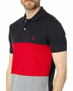 U.S. POLO ASSN. Shirts & Tops Short Sleeve Uspa Color-Block Slim Fit Knit Shirt 9 U.S. POLO ASSN. Shirts & Tops Short Sleeve Uspa Color-Block Slim Fit Knit Shirt -Valentino Garavani Sales Shop 811UzM0gFUL. AC SR736920