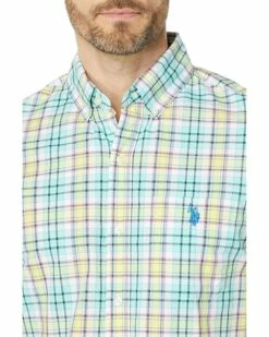 U.S. POLO ASSN. Shirts & Tops Short Sleeve Canvas Madras Woven Shirt 8 U.S. POLO ASSN. Shirts & Tops Short Sleeve Canvas Madras Woven Shirt -Valentino Garavani Sales Shop 8124uz9DIHL. AC SR736920