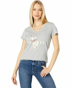 U.S. POLO ASSN. Shirts & Tops Foil Pony V-Neck Tee -Valentino Garavani Sales Shop 8126QZ1Y33L. AC SR736920