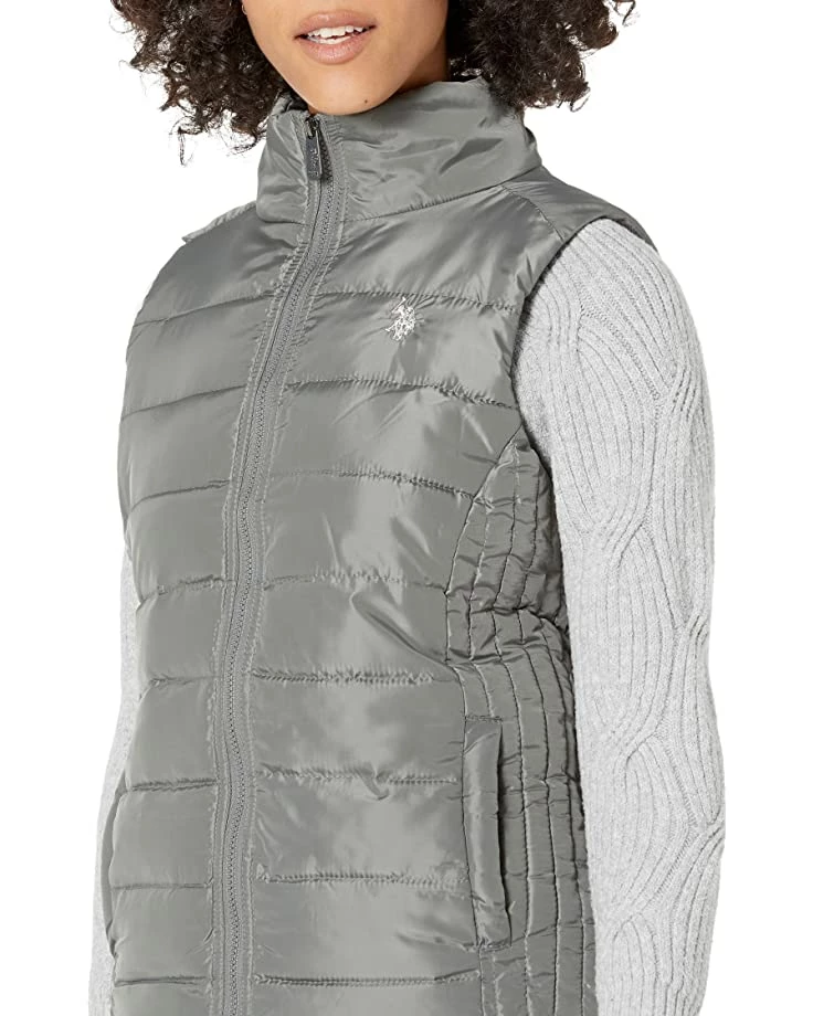U.S. POLO ASSN. Coats & Outerwear Narrow Channel Vest Cozy Faux Fur Lining 5 U.S. POLO ASSN. Coats & Outerwear Narrow Channel Vest Cozy Faux Fur Lining - Image 3