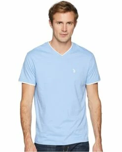 U.S. POLO ASSN. Shirts & Tops Double Ringer V-Neck-04