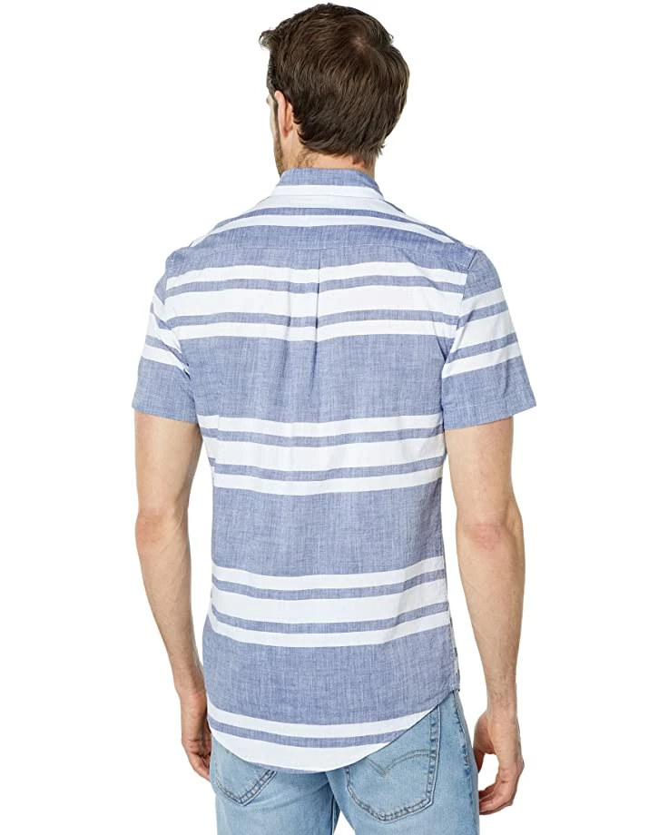 U.S. POLO ASSN. Shirts & Tops Short Sleeve Yarn-Dye Slub Stripe Woven Shirt 4 U.S. POLO ASSN. Shirts & Tops Short Sleeve Yarn-Dye Slub Stripe Woven Shirt - Image 2