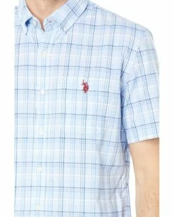 U.S. POLO ASSN. Shirts & Tops Short Sleeve Yarn-Dyed Slub Medium Plaid Woven Shirt 8 U.S. POLO ASSN. Shirts & Tops Short Sleeve Yarn-Dyed Slub Medium Plaid Woven Shirt -Valentino Garavani Sales Shop 815DcrZ4uML. AC SR736920