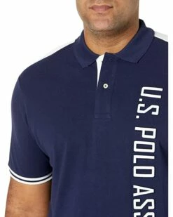 U.S. POLO ASSN. Shirts & Tops Short Sleeve Vertical Logo Solid Polo -Valentino Garavani Sales Shop 815pzAlNv9L. AC SR736920