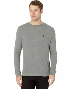 U.S. POLO ASSN. Shirts & Tops Long Sleeve Crew Neck Solid Thermal Shirt