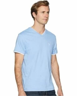 U.S. POLO ASSN. Shirts & Tops Double Ringer V-Neck-04 -Valentino Garavani Sales Shop 817LwZCAqOL. AC SR736920