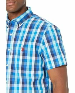 U.S. POLO ASSN. Shirts & Tops Short Sleeve Medium Plaid Stretch Woven Shirt 8 U.S. POLO ASSN. Shirts & Tops Short Sleeve Medium Plaid Stretch Woven Shirt -Valentino Garavani Sales Shop 817Nfz6AWdS. AC SR736920
