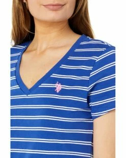 U.S. POLO ASSN. Dresses V-Neck Stripe Dress 9 U.S. POLO ASSN. Dresses V-Neck Stripe Dress -Valentino Garavani Sales Shop 817SdcurpKL. AC SR736920
