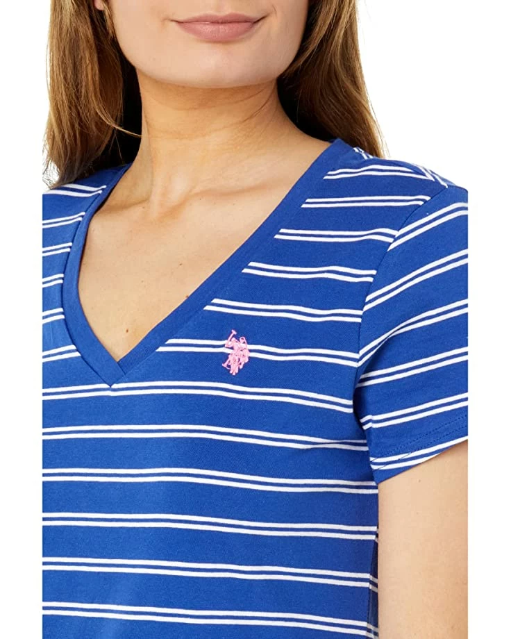 U.S. POLO ASSN. Dresses V-Neck Stripe Dress 5 U.S. POLO ASSN. Dresses V-Neck Stripe Dress - Image 3