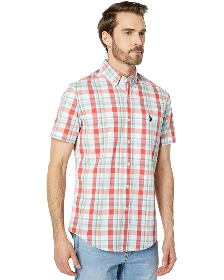 U.S. POLO ASSN. Shirts & Tops Short Sleeve Yarn-Dye Madras Woven Shirt 3 U.S. POLO ASSN. Shirts & Tops Short Sleeve Yarn-Dye Madras Woven Shirt