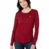 U.S. POLO ASSN. Shirts & Tops Long Sleeve Thermal Crew Neck Top -Valentino Garavani Sales Shop 81AQ7k 4xlL. AC SR736920