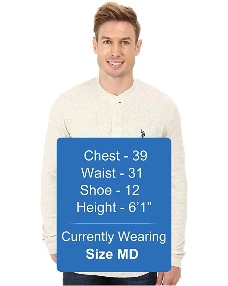U.S. POLO ASSN. Shirts & Tops Long Sleeve Cotton Thermal Henley 7 U.S. POLO ASSN. Shirts & Tops Long Sleeve Cotton Thermal Henley - Image 5