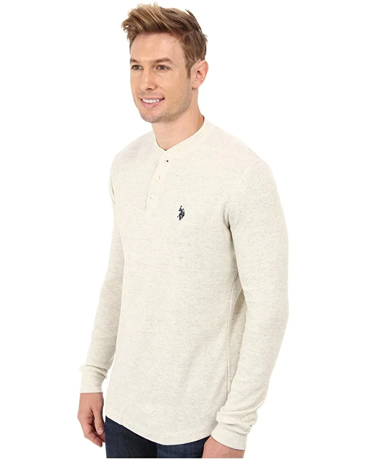 U.S. POLO ASSN. Shirts & Tops Long Sleeve Cotton Thermal Henley 4 U.S. POLO ASSN. Shirts & Tops Long Sleeve Cotton Thermal Henley - Image 2
