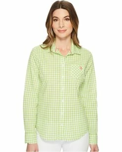 U.S. POLO ASSN. Shirts & Tops Woven Plaid Blouse