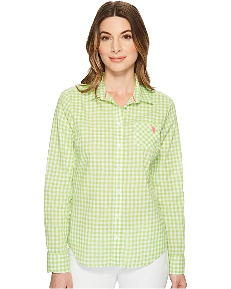 U.S. POLO ASSN. Shirts & Tops Woven Plaid Blouse 3 U.S. POLO ASSN. Shirts & Tops Woven Plaid Blouse