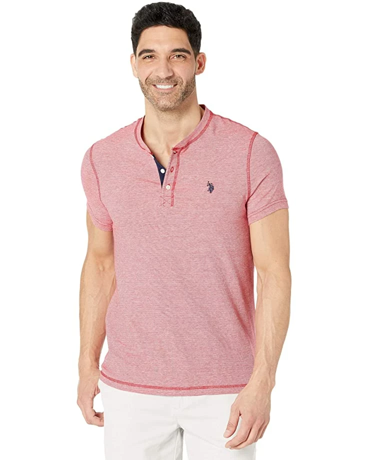 U.S. POLO ASSN. Shirts & Tops Short Sleeve Stripe Henley 3 U.S. POLO ASSN. Shirts & Tops Short Sleeve Stripe Henley