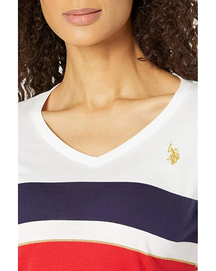 U.S. POLO ASSN. Shirts & Tops Long Sleeve Neck Combo Stripe Tee 5 U.S. POLO ASSN. Shirts & Tops Long Sleeve Neck Combo Stripe Tee - Image 3