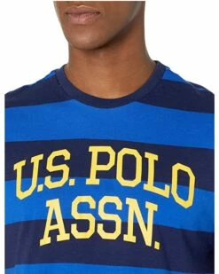 U.S. POLO ASSN. Shirts & Tops Logo Print Stripe Crew 11 U.S. POLO ASSN. Shirts & Tops Logo Print Stripe Crew -Valentino Garavani Sales Shop 81E0TlwHWnL. AC SR736920