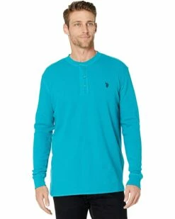 U.S. POLO ASSN. Shirts & Tops Long Sleeve Solid Thermal Henley 30 U.S. POLO ASSN. Shirts & Tops Long Sleeve Solid Thermal Henley -Valentino Garavani Sales Shop 81E38RyYp8L. AC SR736920