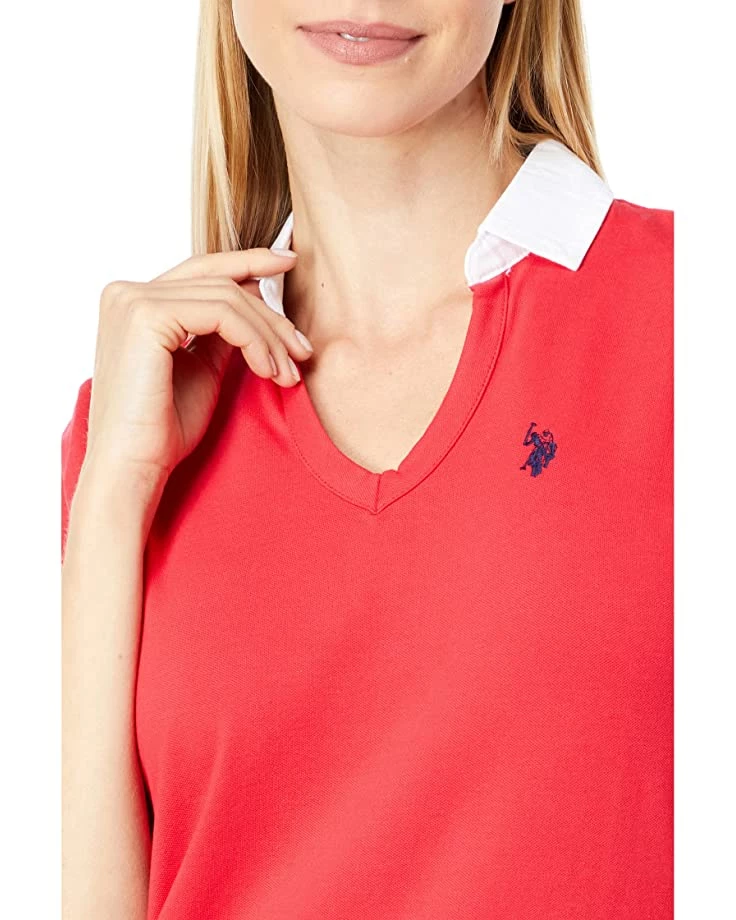 U.S. POLO ASSN. Shirts & Tops Side Lace-Up Polo Shirt 5 U.S. POLO ASSN. Shirts & Tops Side Lace-Up Polo Shirt - Image 3