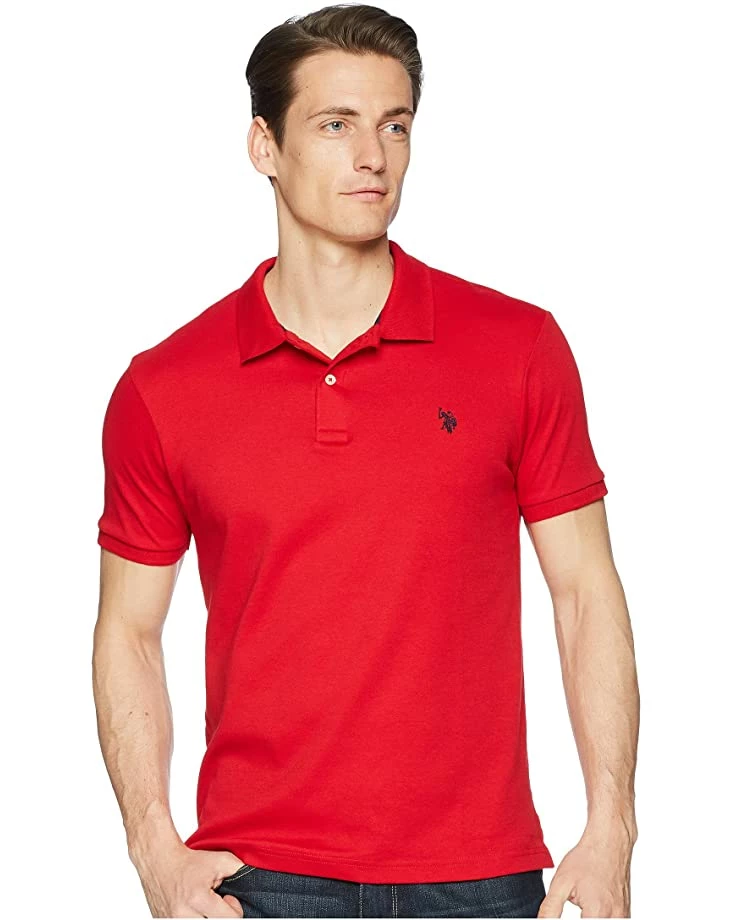 U.S. POLO ASSN. Shirts & Tops Slim Fit Interlock Solid Polo Shirt 10 U.S. POLO ASSN. Shirts & Tops Slim Fit Interlock Solid Polo Shirt - Image 8