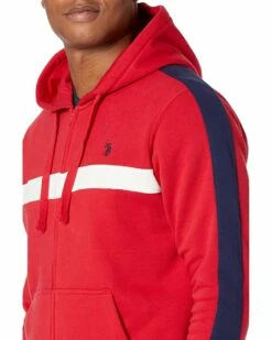 U.S. POLO ASSN. Hoodies & Sweatshirts Full Zip Fleece Hoodie -Valentino Garavani Sales Shop 81GHh4zfzfS. AC SR736920