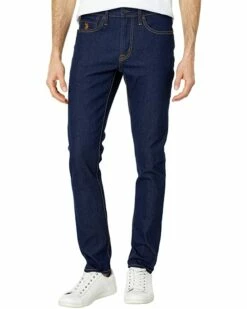 U.S. POLO ASSN. Stretch Skinny Five-Pocket Denim Jeans in Blue