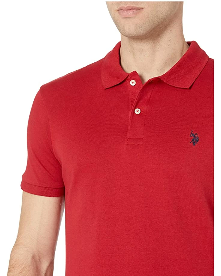 U.S. POLO ASSN. Shirts & Tops Slim Fit Interlock Solid Polo Shirt 5 U.S. POLO ASSN. Shirts & Tops Slim Fit Interlock Solid Polo Shirt - Image 3