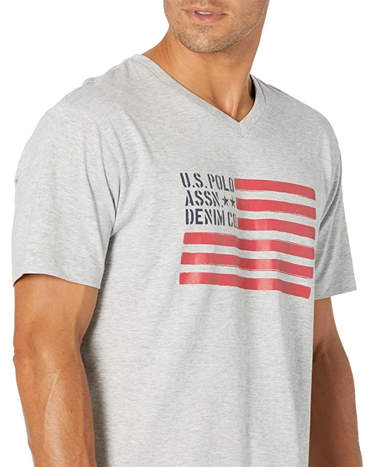 U.S. POLO ASSN. Shirts & Tops Short Sleeve V-Neck Graphic Flag Tee 5 U.S. POLO ASSN. Shirts & Tops Short Sleeve V-Neck Graphic Flag Tee - Image 3