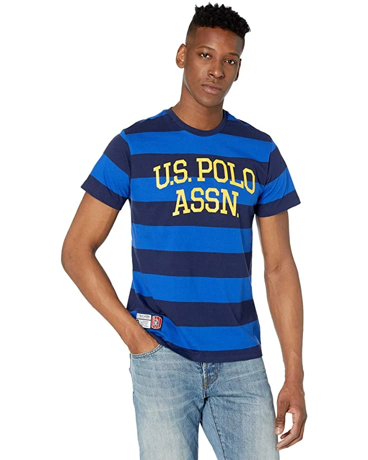 U.S. POLO ASSN. Shirts & Tops Logo Print Stripe Crew 3 U.S. POLO ASSN. Shirts & Tops Logo Print Stripe Crew