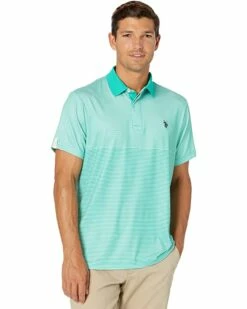 U.S. POLO ASSN. Shirts & Tops Short Sleeve Printed Performance Jersey Knit Shirt -Valentino Garavani Sales Shop 81LuyQAb3xL. AC SR736920