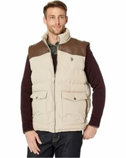 U.S. POLO ASSN. Coats & Outerwear Signature Vest w/ PU Yoke 14 U.S. POLO ASSN. Coats & Outerwear Signature Vest w/ PU Yoke -Valentino Garavani Sales Shop 81MyUGU2mFL. AC SR736920