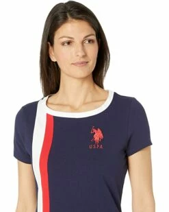 U.S. POLO ASSN. Dresses Flag Stripe Ringer Tee Dress 9 U.S. POLO ASSN. Dresses Flag Stripe Ringer Tee Dress -Valentino Garavani Sales Shop 81NNcUkCiL. AC SR736920