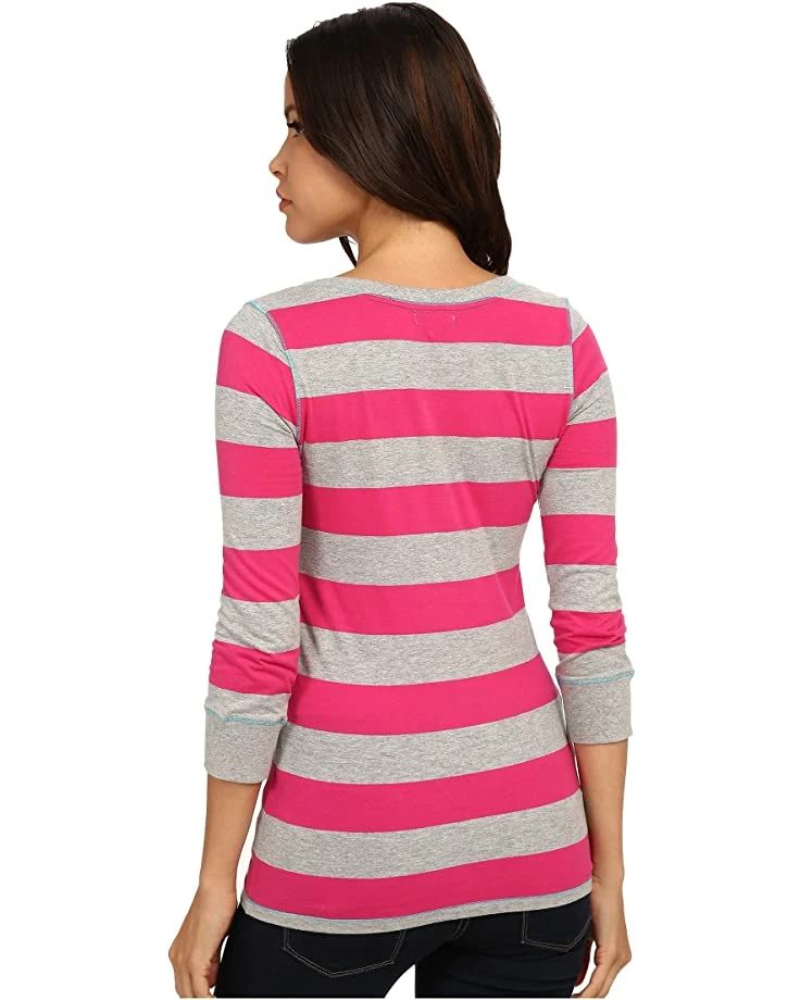 U.S. POLO ASSN. Shirts & Tops 3/4 Sleeve Striped Cotton Jersey T-Shirt 5 U.S. POLO ASSN. Shirts & Tops 3/4 Sleeve Striped Cotton Jersey T-Shirt - Image 3