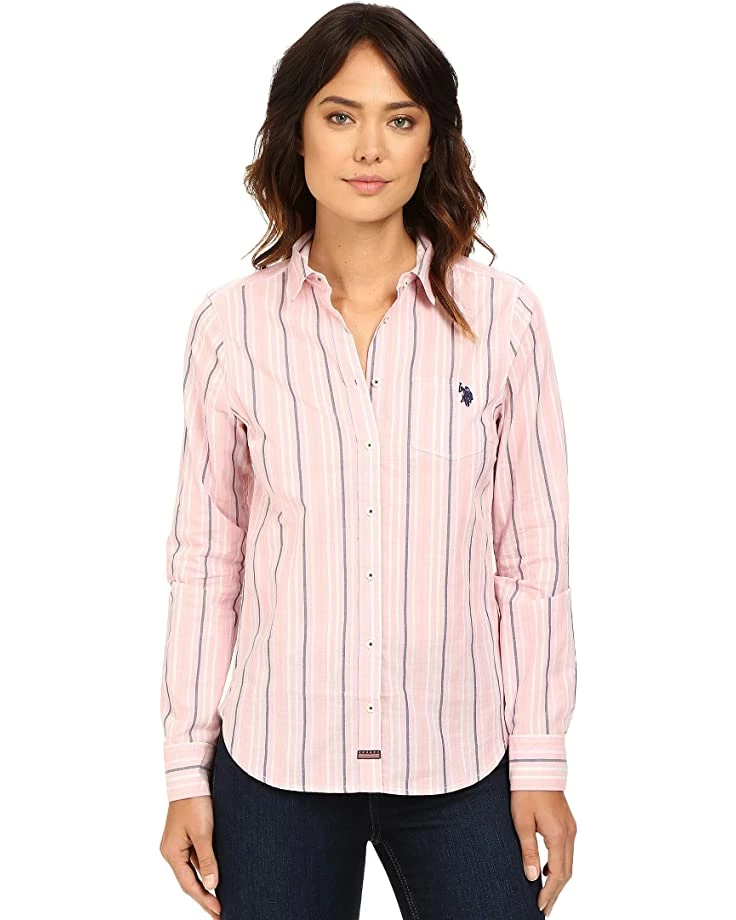 U.S. POLO ASSN. Shirts & Tops Casual Striped Blouse 3 U.S. POLO ASSN. Shirts & Tops Casual Striped Blouse