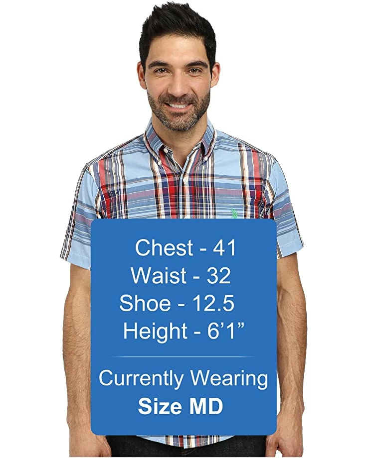 U.S. POLO ASSN. Shirts & Tops Short Sleece Poplin Plaid Shirt 7 U.S. POLO ASSN. Shirts & Tops Short Sleece Poplin Plaid Shirt - Image 5