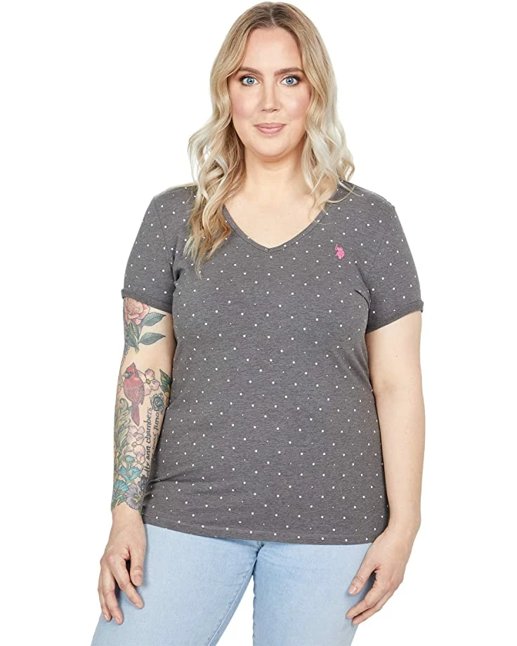 U.S. POLO ASSN. Shirts & Tops Dot V-Neck Tee 7 U.S. POLO ASSN. Shirts & Tops Dot V-Neck Tee - Image 5