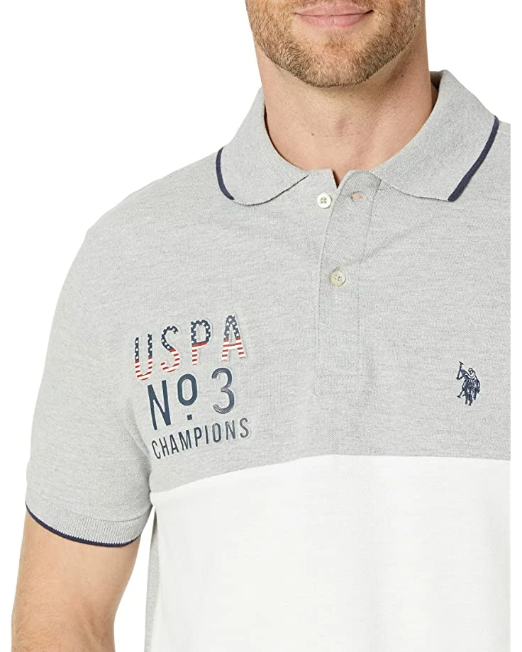 U.S. POLO ASSN. Shirts & Tops Short Sleeve Embossed Color Block Slim Fit Shirt 5 U.S. POLO ASSN. Shirts & Tops Short Sleeve Embossed Color Block Slim Fit Shirt - Image 3