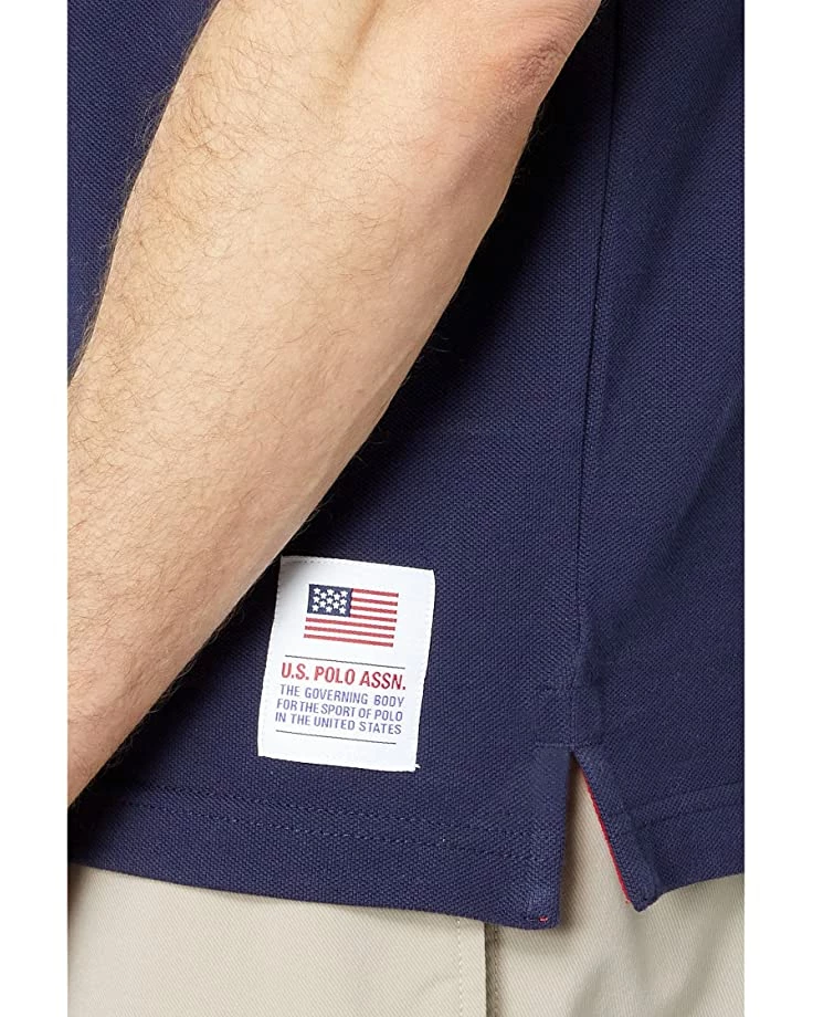 U.S. POLO ASSN. Shirts & Tops Short Sleeve Stripe Slim Fit Knit Shirt 5 U.S. POLO ASSN. Shirts & Tops Short Sleeve Stripe Slim Fit Knit Shirt - Image 3